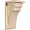 Ekena Millwork Yorktown Rough Sawn Corbel w/Backplate, Douglas Fir, 8"W x 8"D x 16"H COR08X08X16YOR01RDF - alternate 1
